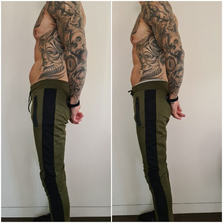 Voorbeeldresultaat BodySculpting PRO 8: voor en na
